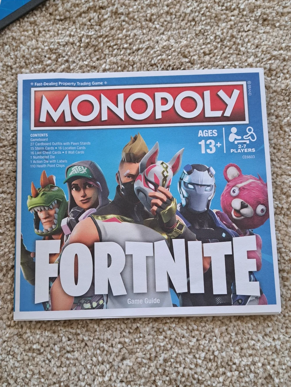 Monopoloy Fortnite Board Game Complete Game English French Edition Hasbro - Picture 5 of 11